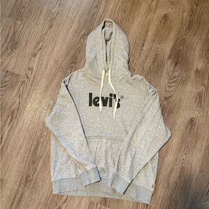 Levi's Light Gray Oversized Hoodie